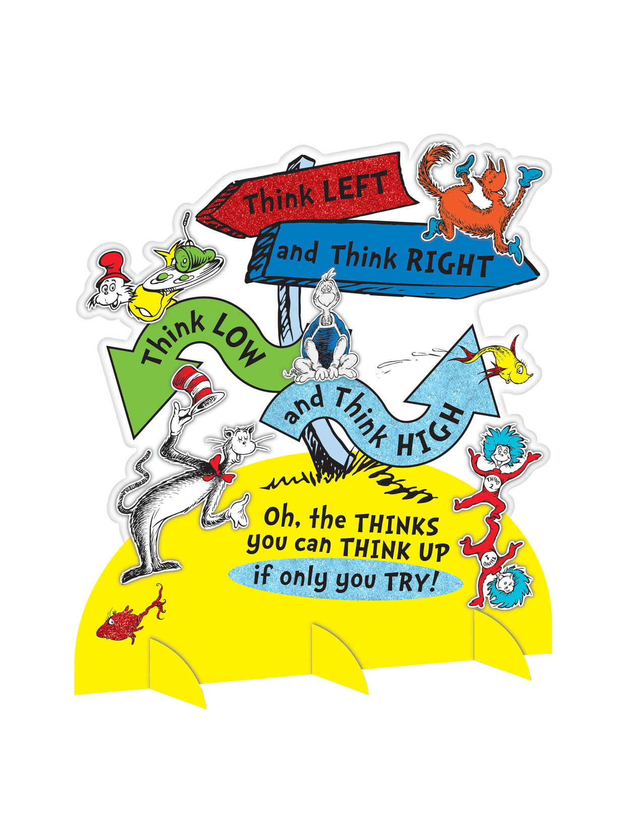 Amscan Dr Seuss Sign Decorations 2 Pk Office Depot