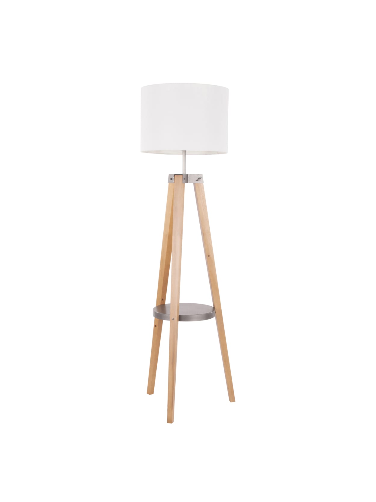 Lumisource Compass Mid Century Modern Floor Lamp With Shelf Natural Woodwhite Linen Office Depot There are so many lighting solutions and so many lighting brands designing unique floor lamps in the world that you cannot lose this amazing. lumisource