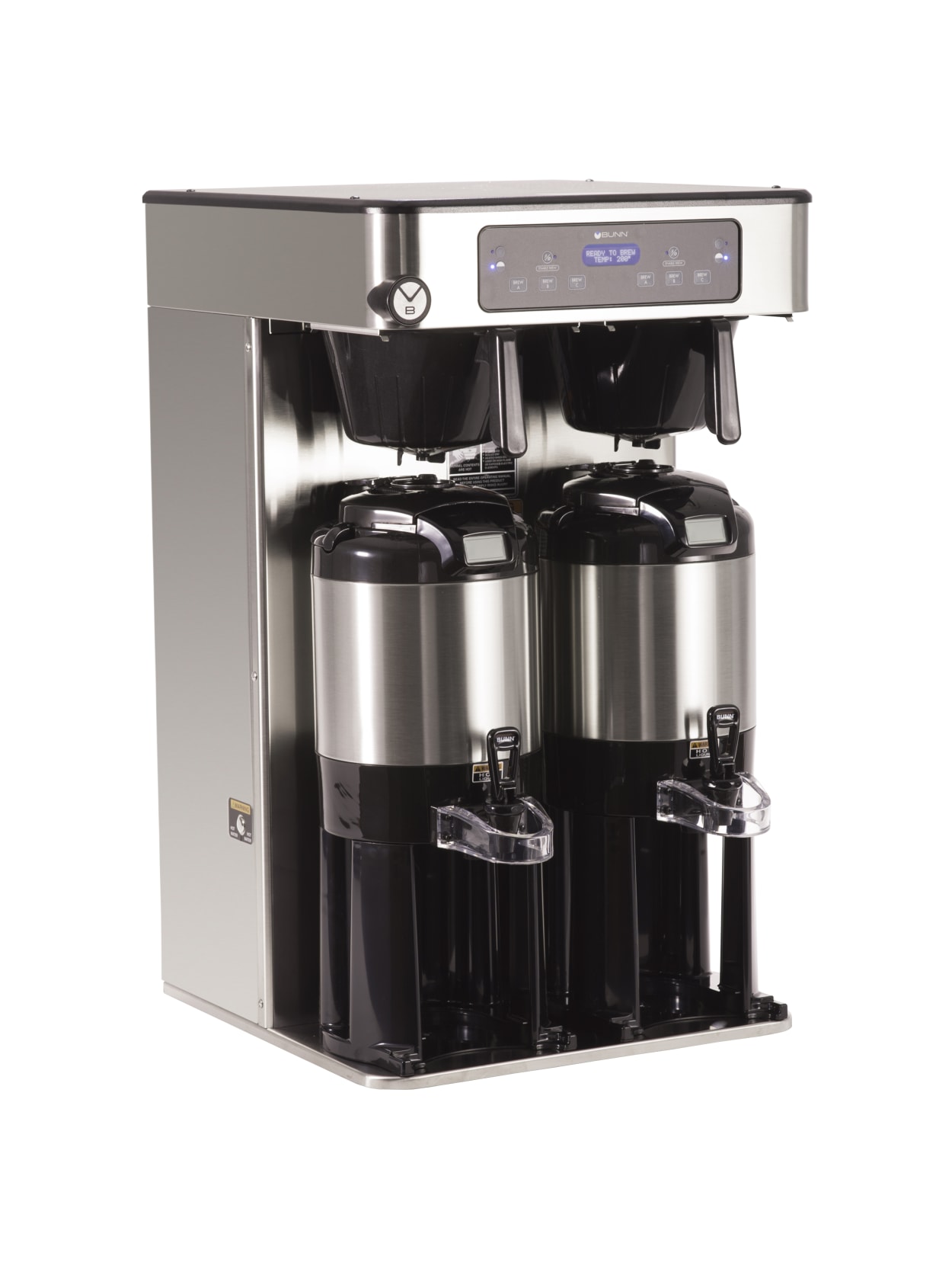 Bunn Icb Infusion Series Programmable Coffee Brewer Dual Design Tall Profile Blacksilver Office Depot