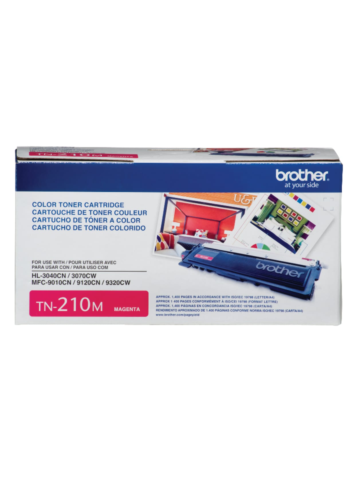 Brother Tn 210m Magenta Toner Cartridge Office Depot
