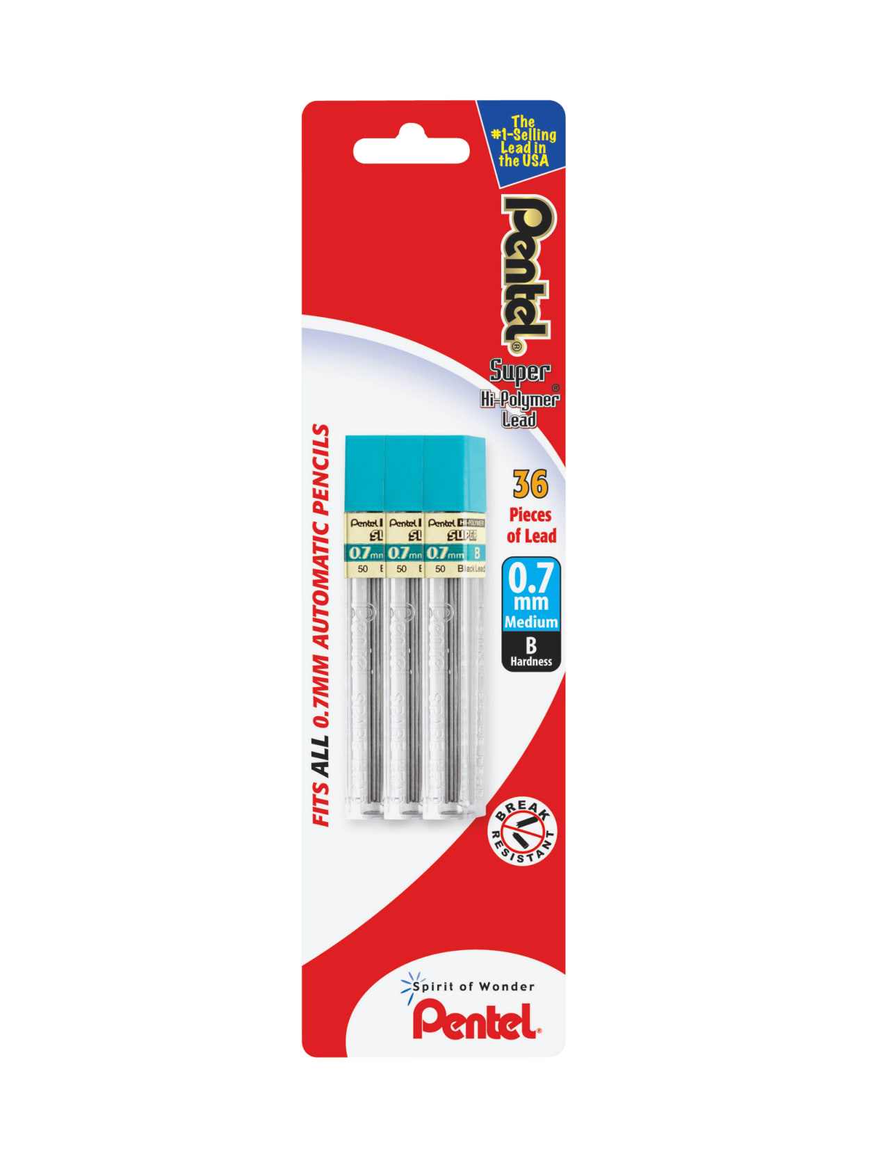 Pentel Super Hi Polymer Lead Refills 