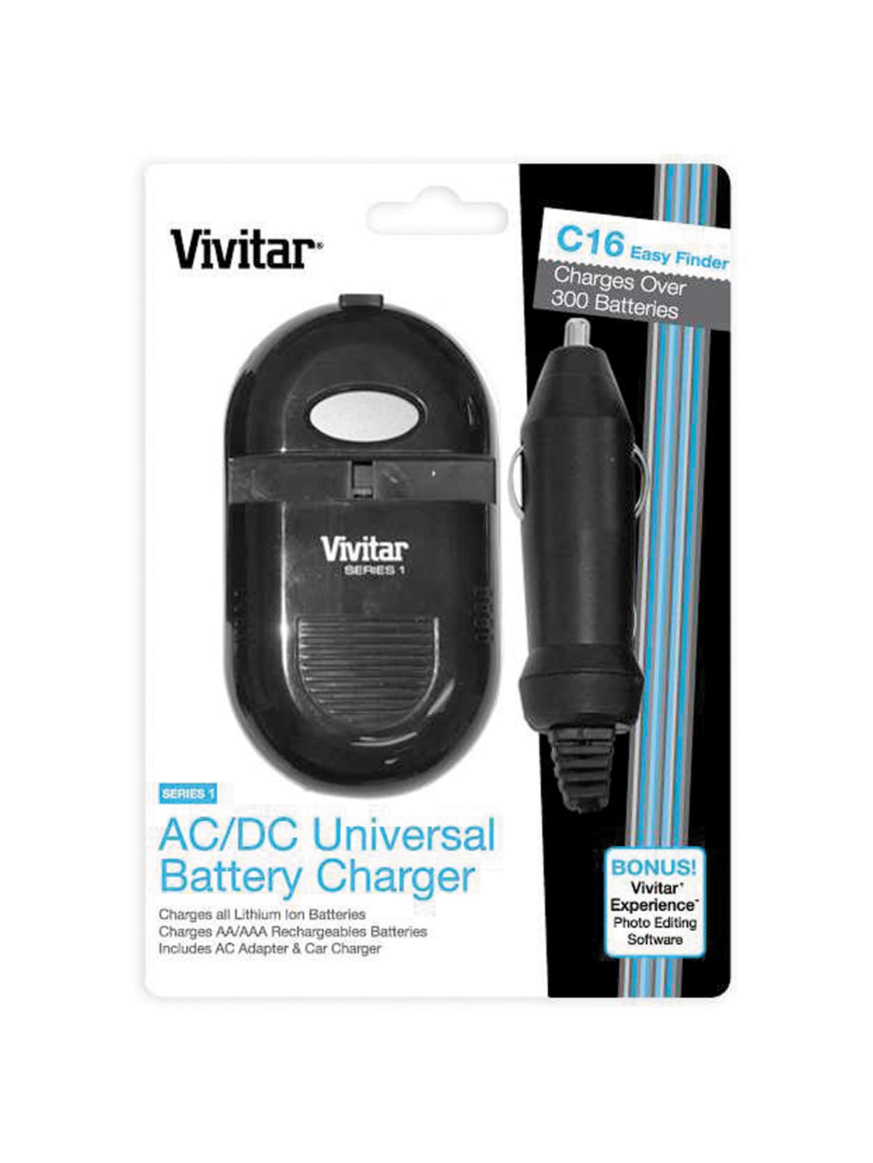Vivitar Universal Battery Charger Office Depot