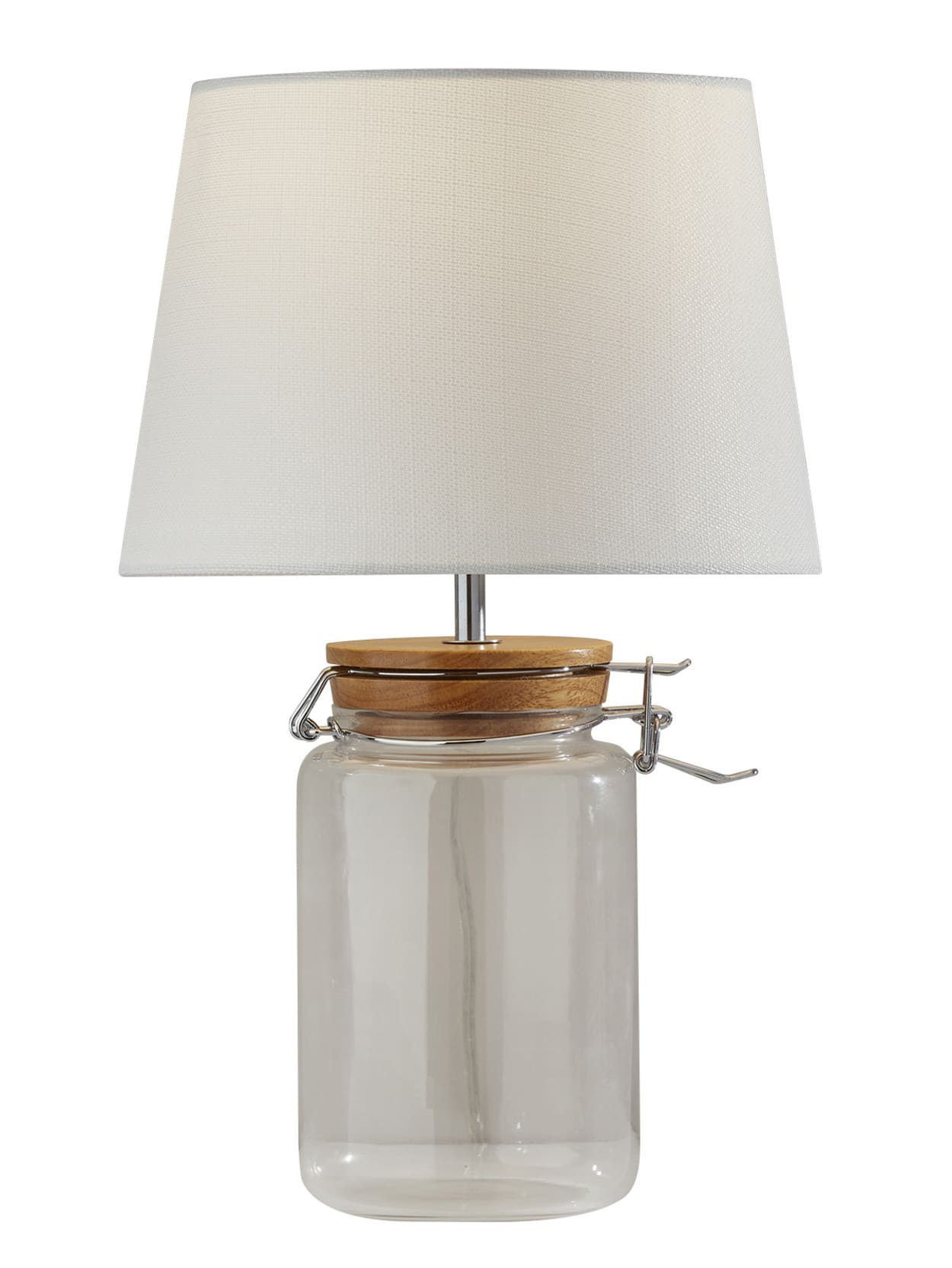 Adesso Simplee Mason Jar Table Lamp 16 