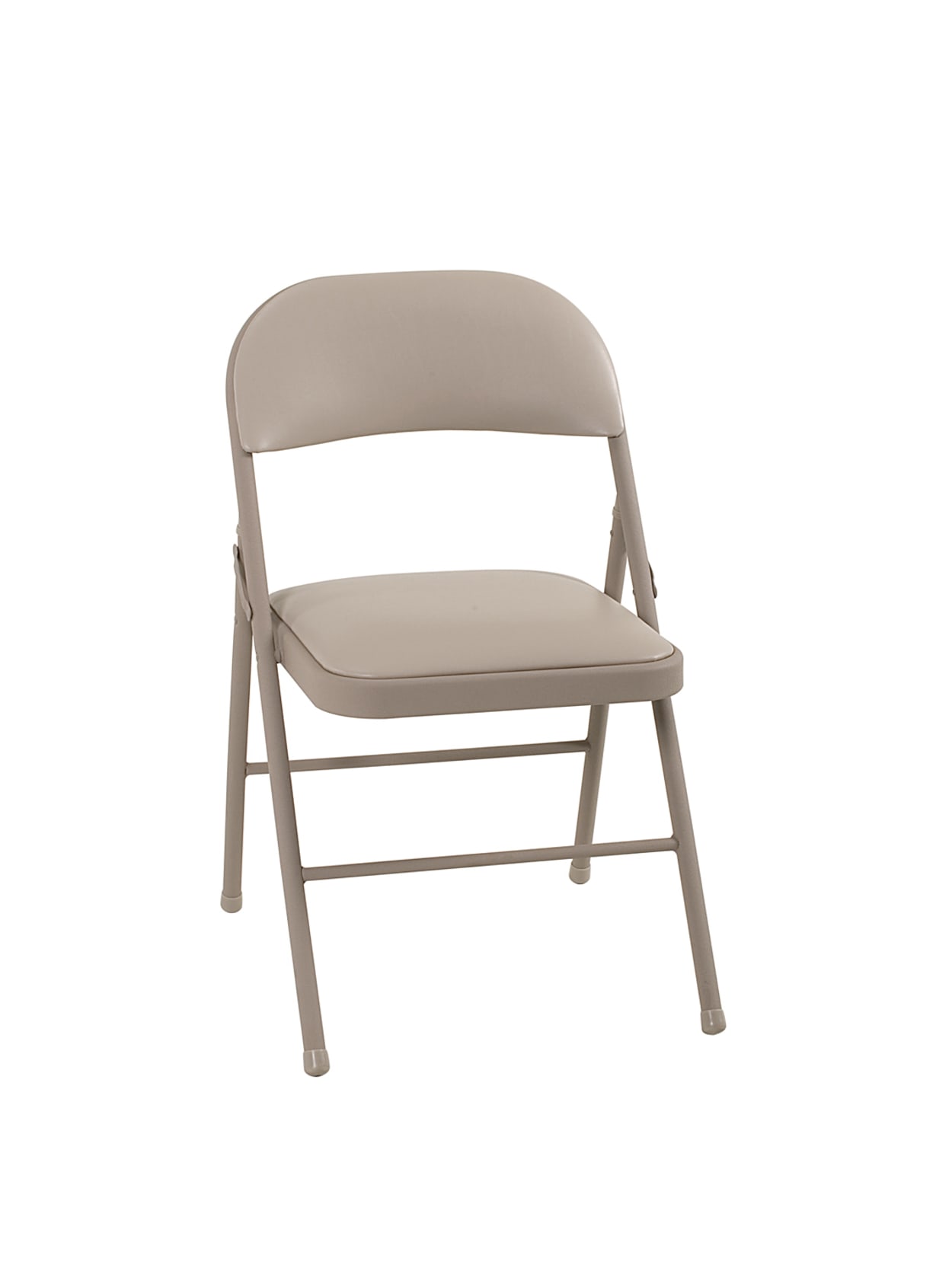 cosco vinyl folding chair antique linen gray set of 4