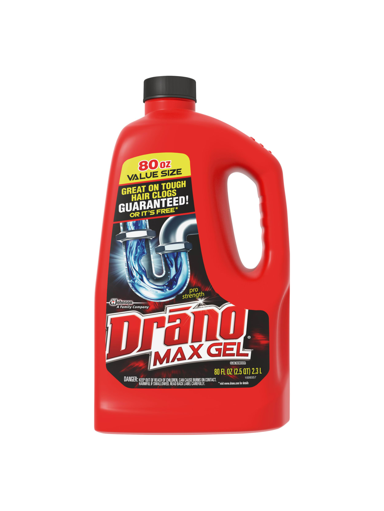 Drano Max Gel Clog Remover Ready To Use Gel 80 Fl Oz 2 5 Quart 1 Each Yellow Office Depot