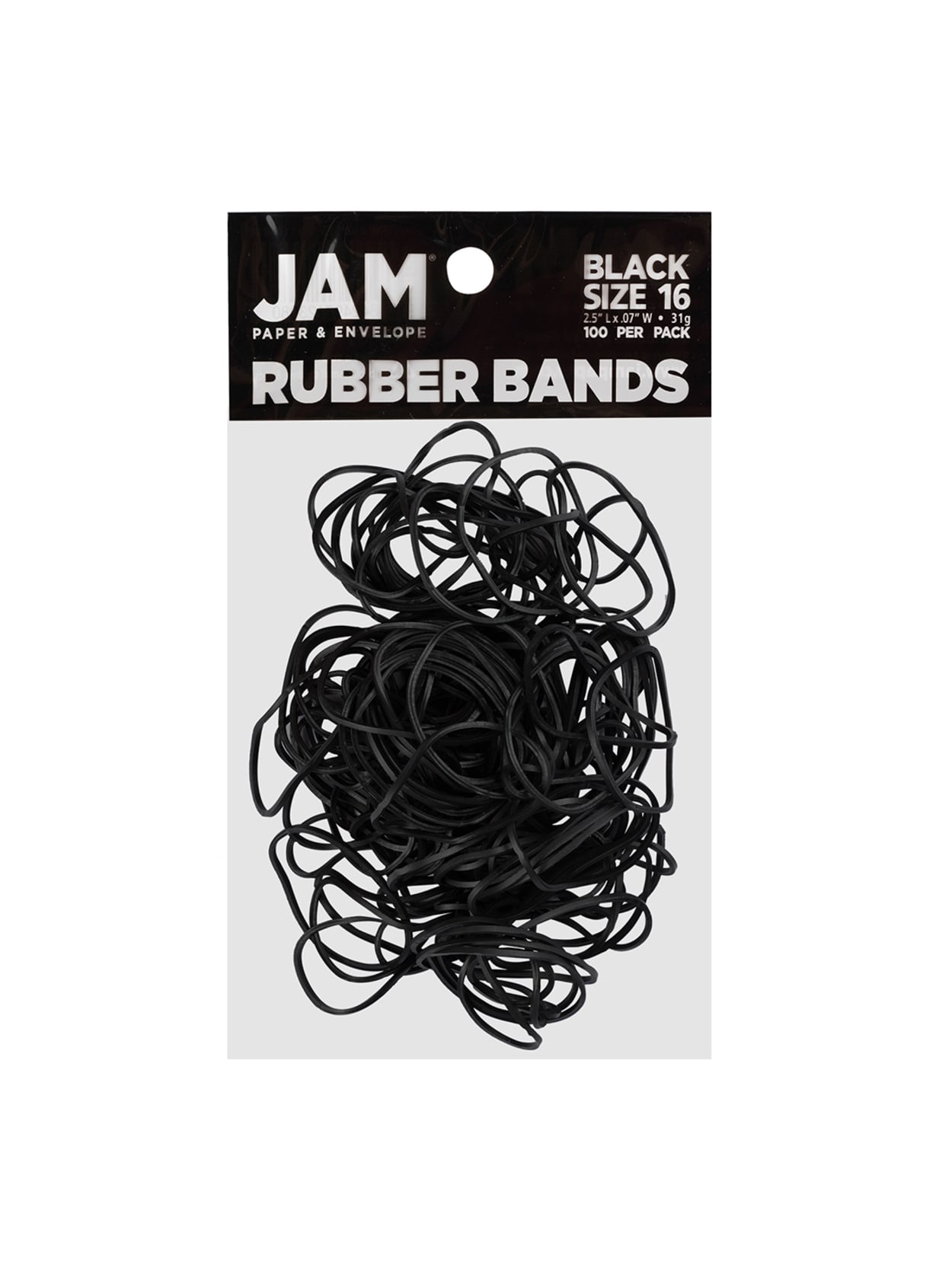 100 rubber bands