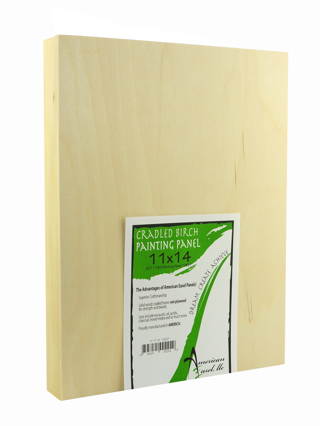 American Easel Cradled Wood Painting Panels 11 X 14 Pack Of 2