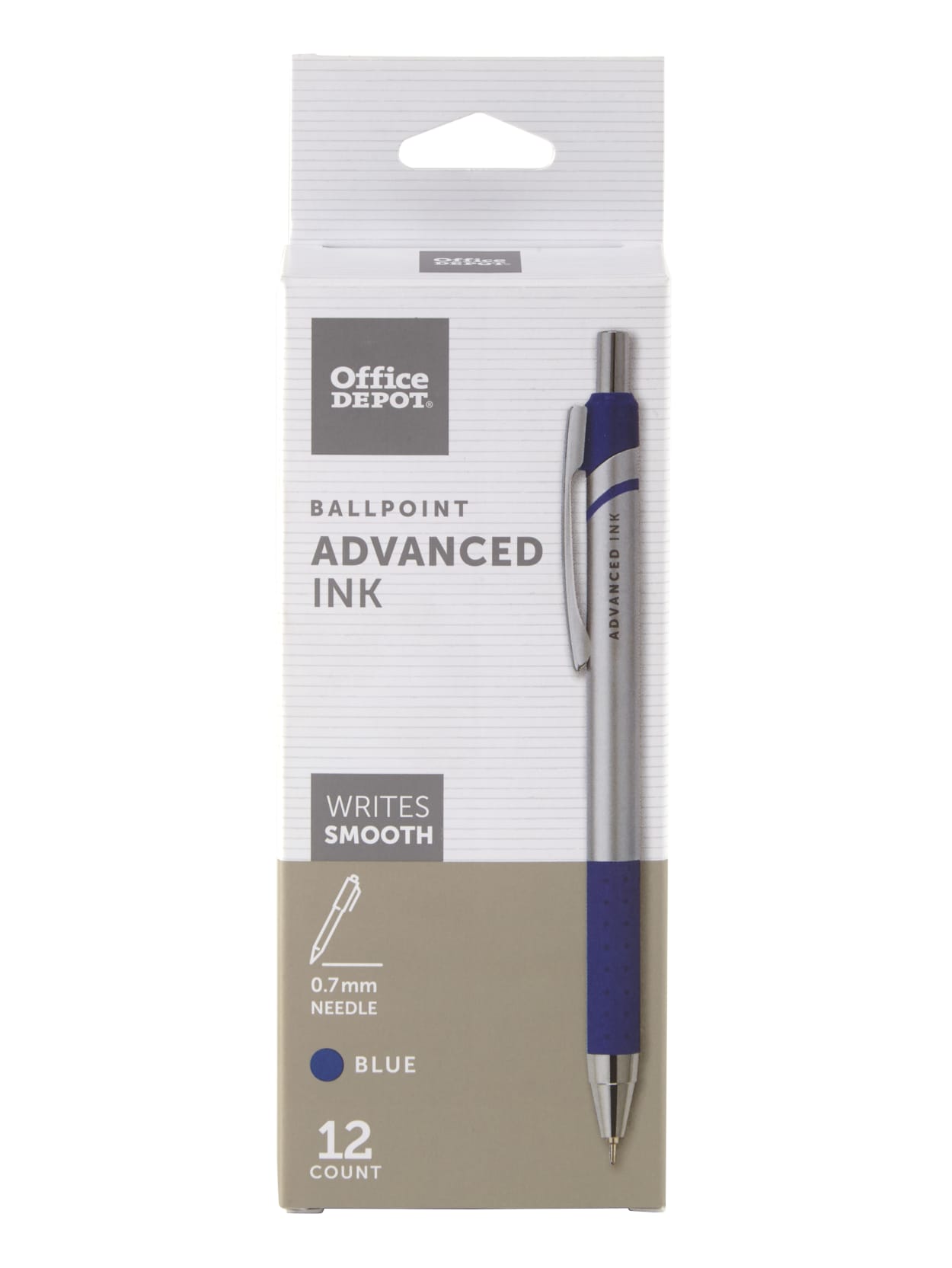 Office Depot Brand Advanced Ink Retractable Ballpoint Pens Needle
