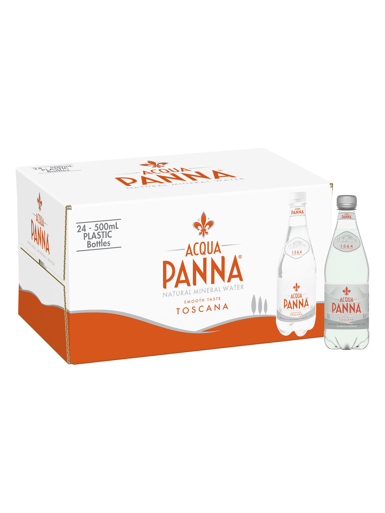 Acqua Panna Natural Spring Water 16 9 Oz Case Of 24 Plastic Bottles Office Depot