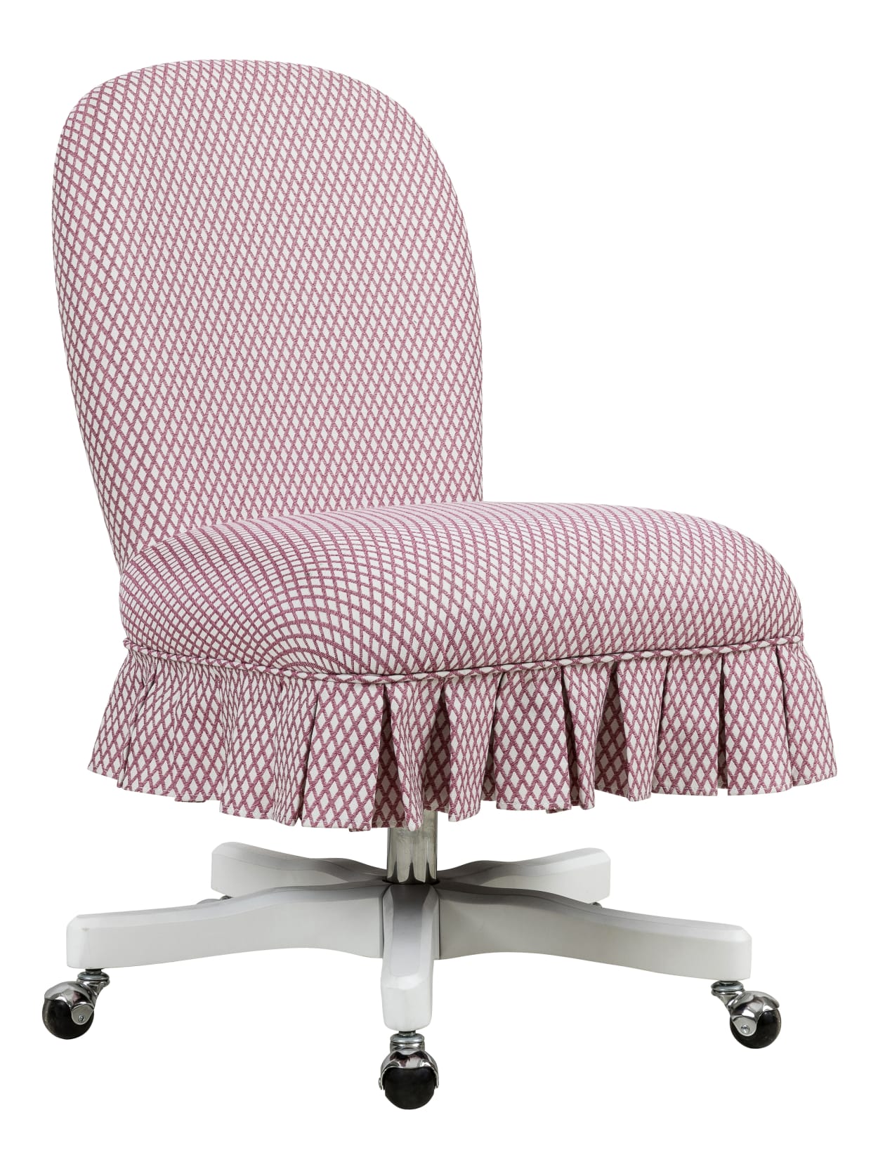 Linon Home Decor Products Penny Fabric Mid Back Home Office Chair