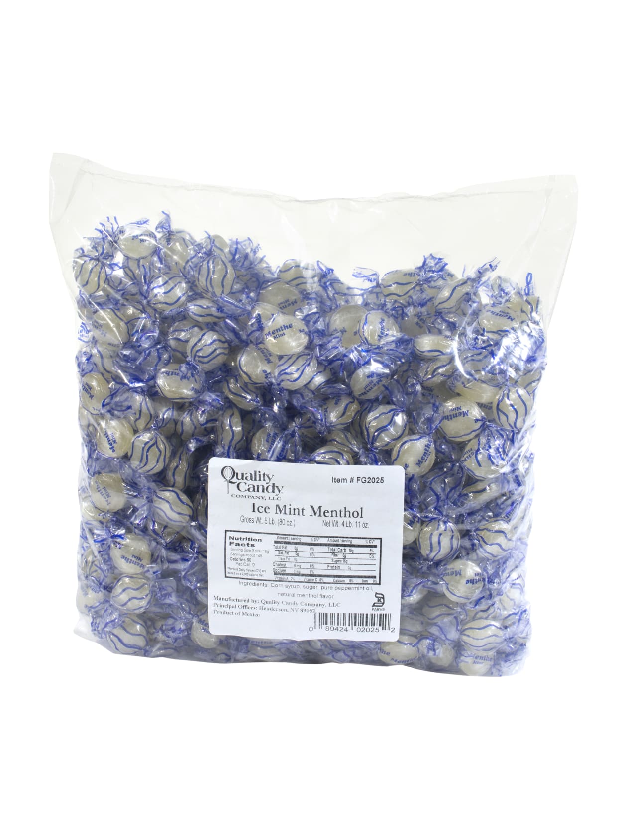 Quality Candy Ice Mint Menthol Disks 5 Lb Bag Office Depot