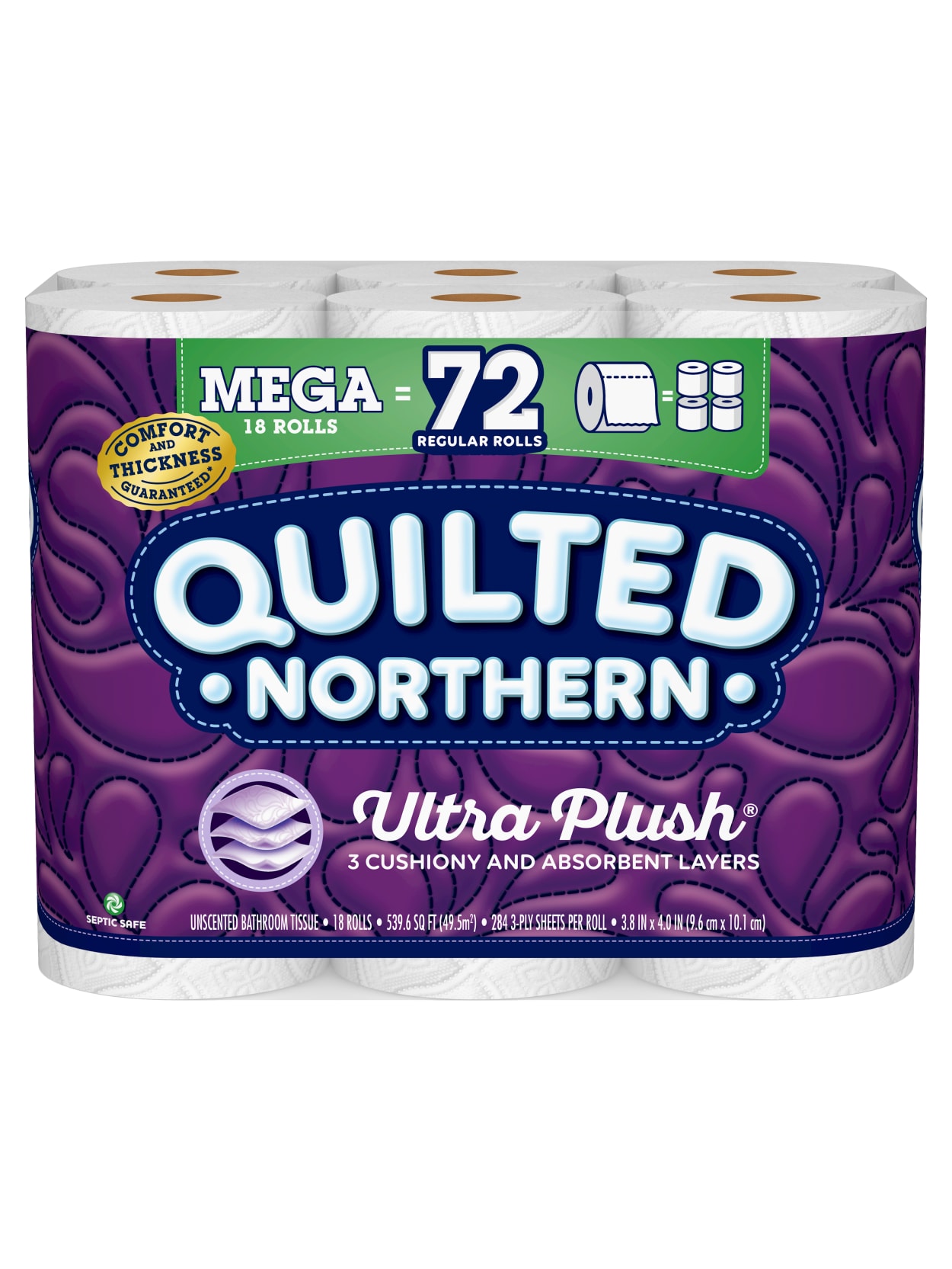 Quilted Northern Plush 3 Ply Bath Tissue Office Depot