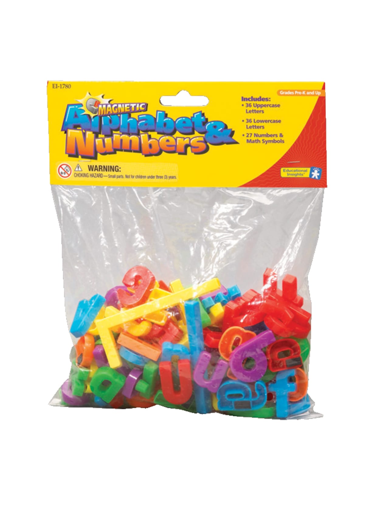 Educational Insights Magnetic Letters And Numbers Assorted Colors Pack Of 99 Office Depot