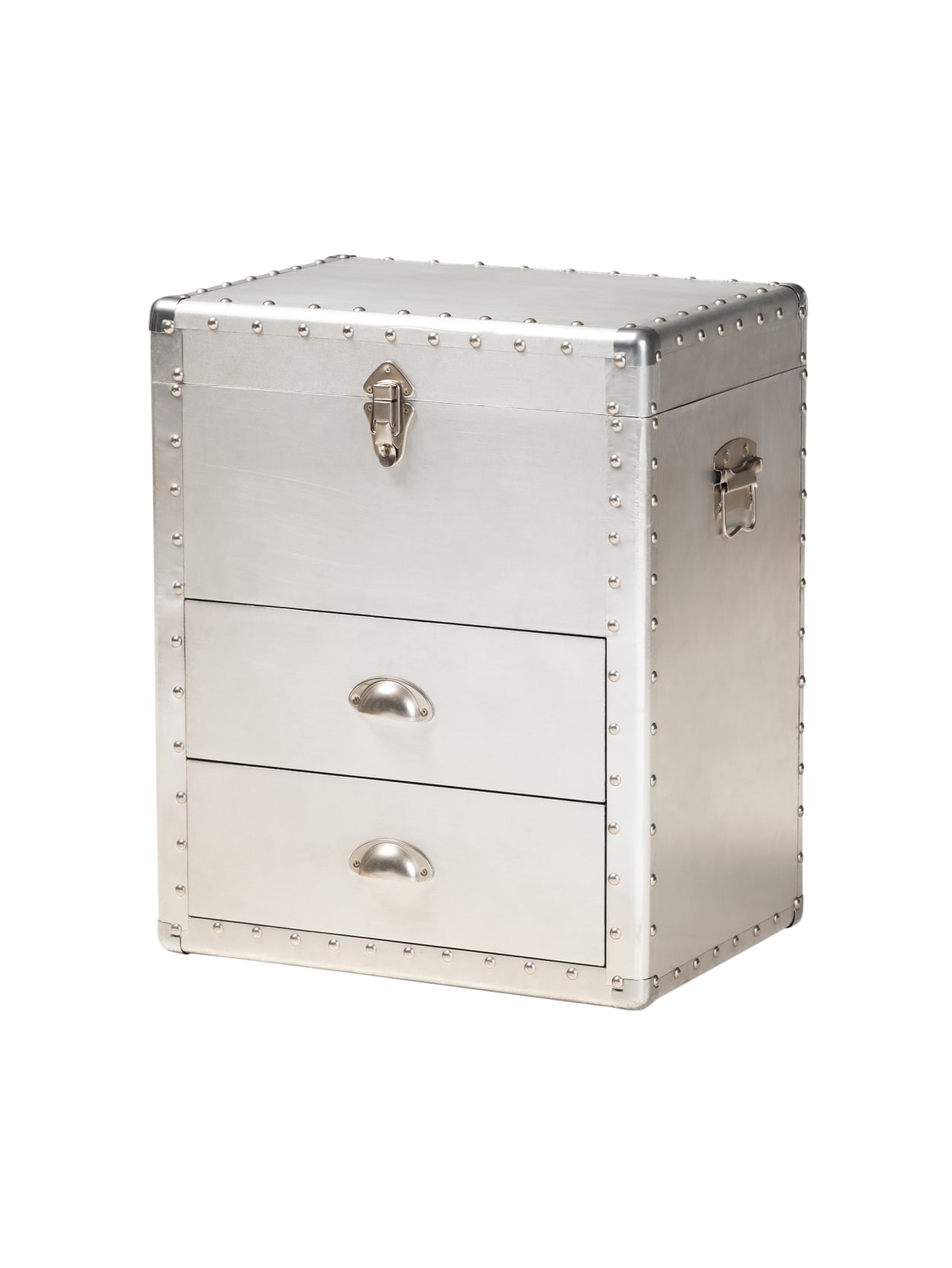 baxton studio shoe cabinet on Baxton Studio Accent Storage Chest Silver Office Depot