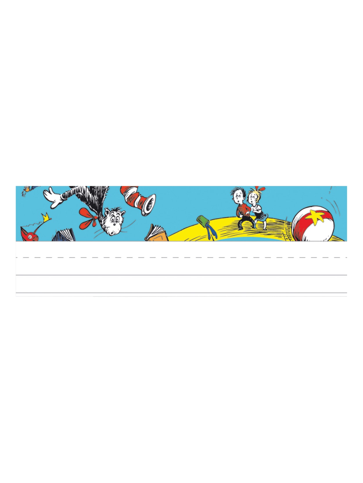 Eureka Self Adhesive Name Plates 3 14 X 9 58 Cat In The Hat Pre K Grade 3 36 Name Plates Per Pack Set Of 3 Pack Office Depot