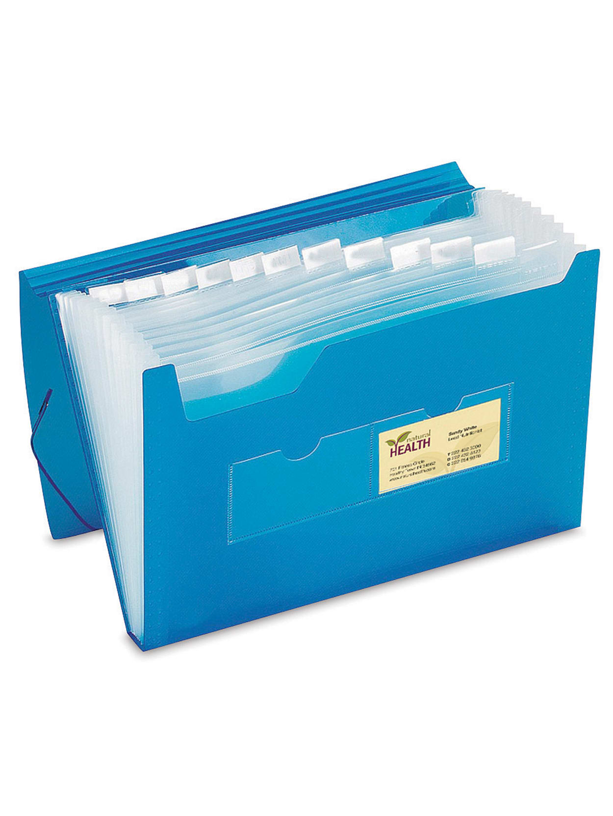 Office Depot Brand Polypropylene File 13 Pocket Expansion 12 8 12 X 11 Letter Blue Pack Of 1 Office Depot