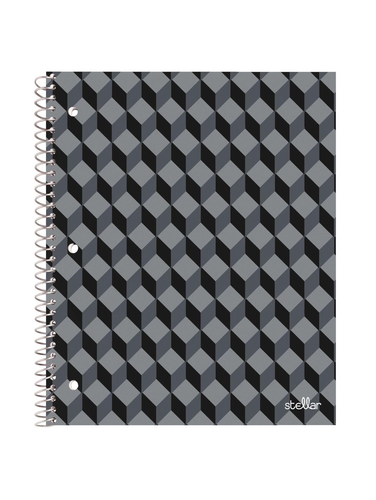 Office Depot Stellar Notebook 80sh Black Geo Office Depot