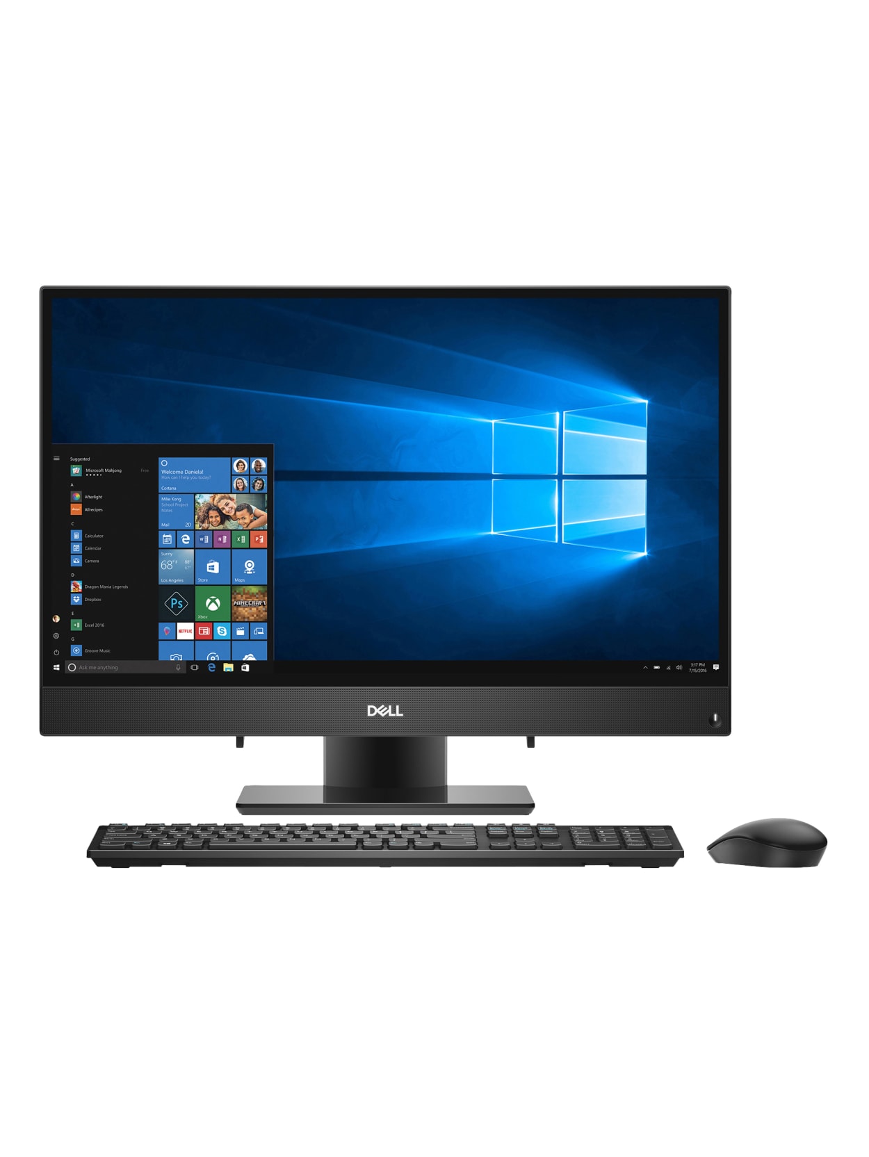 Dell Inspiron 3477 All In One Pc 23 8 Touch Screen 7th Gen Intel Core I5 12gb Memory 1tb Hard Drive Windows 10 Home Od 4rdn7fx Office Depot