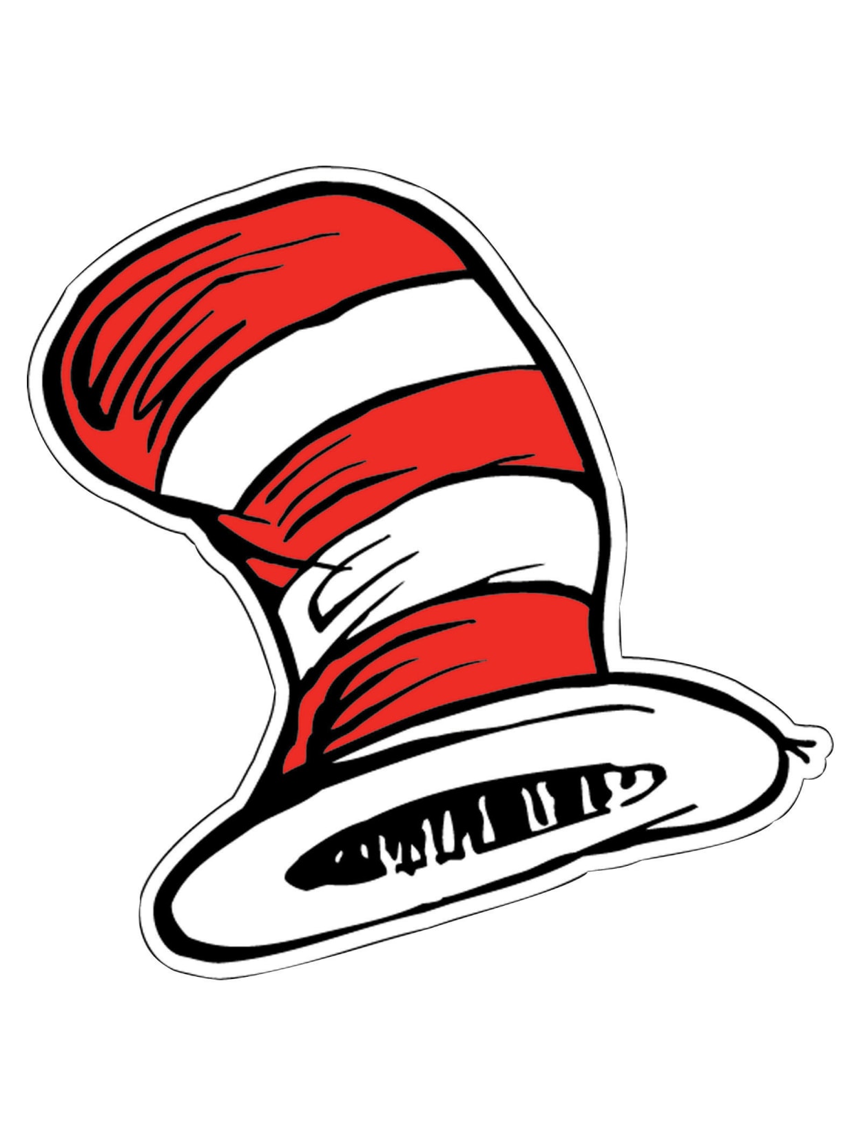 Eureka Paper Cutouts 5 The Cat In The Hat Pre K Grade 8 Pack Of 36