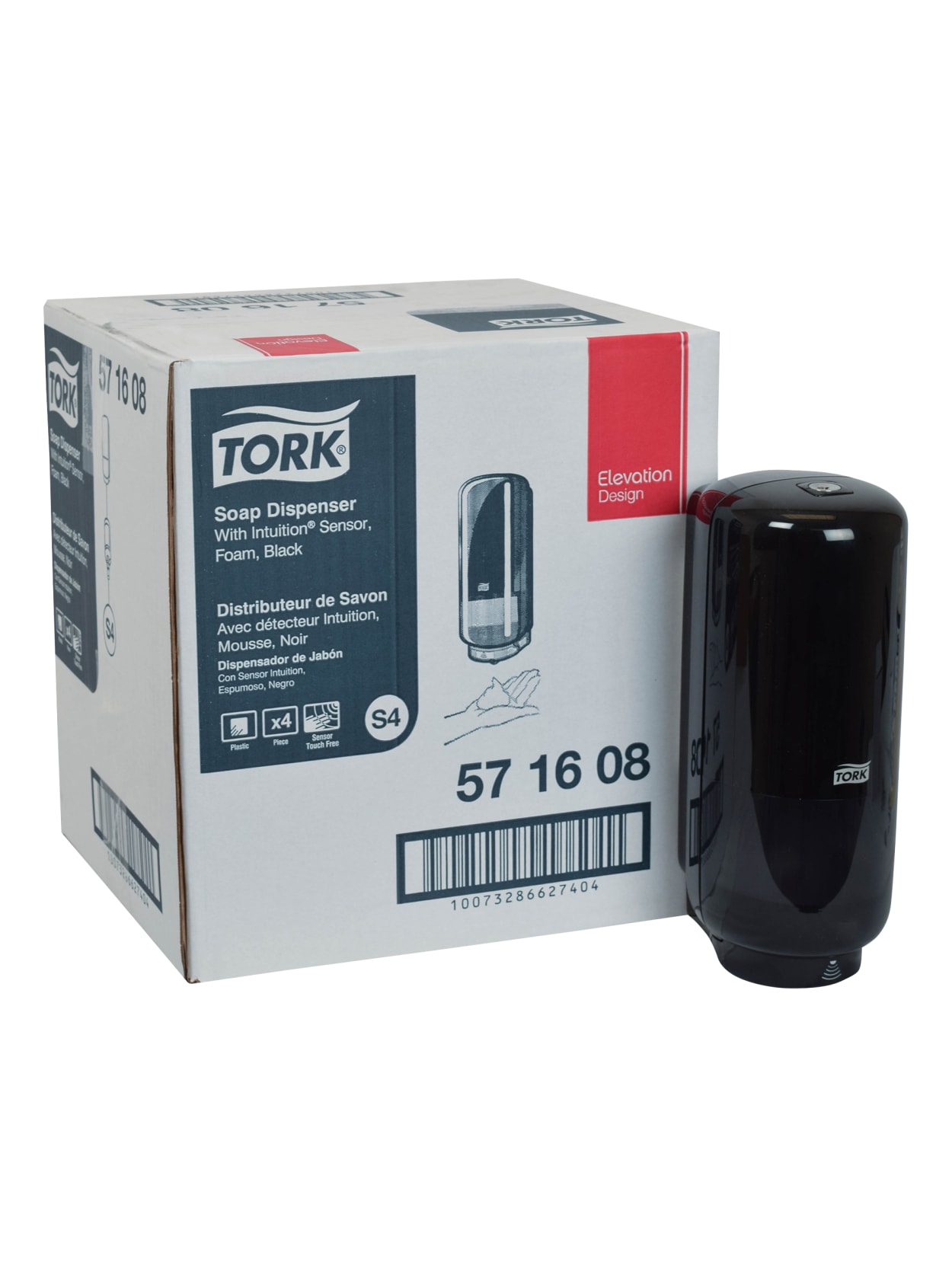 Tork Elevation Foam Dispenser Wsensor Black Office Depot