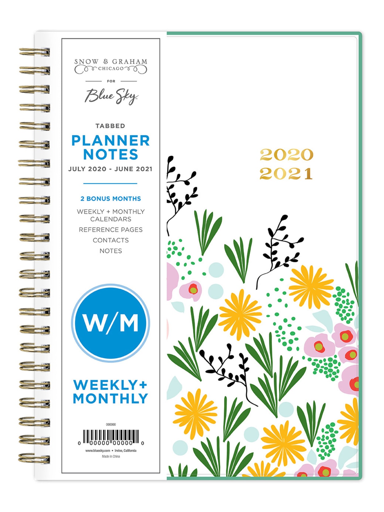 Blue Sky Wm Planner 2020 2021 120901 Office Depot