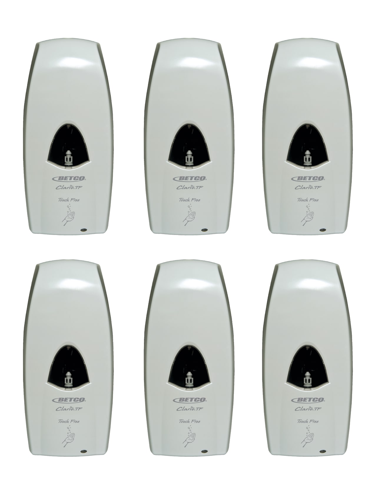 Betco Clario Touch Free Foaming Soap Dispensers White Case Of 6 Office Depot