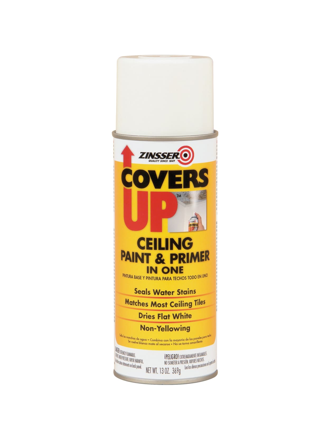 Zinsser Covers Up Ceiling Paint And Primer In One Stain Blocker