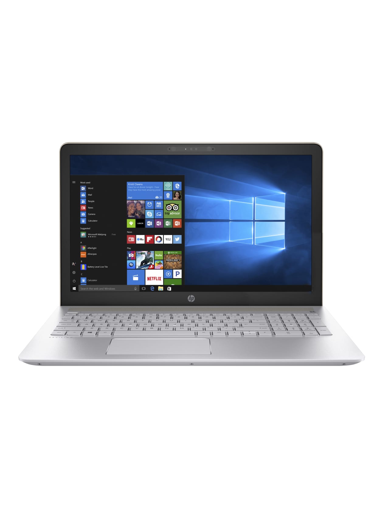 Hp Pavilion 15 Cc065nr Laptop 15 6 Touch Screen 7th Gen Intel Core I3 8gb Memory 1tb Hard Drive Windows 10 Home Office Depot