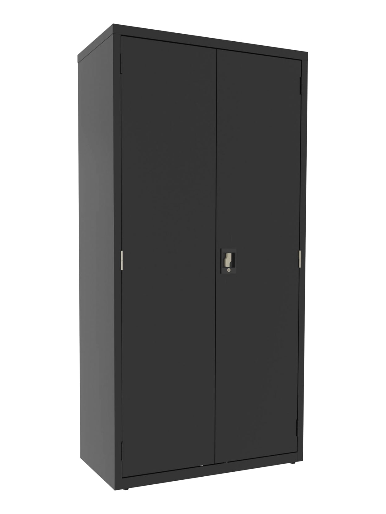 Lorell Locking Janitorial Cabinet Black Office Depot
