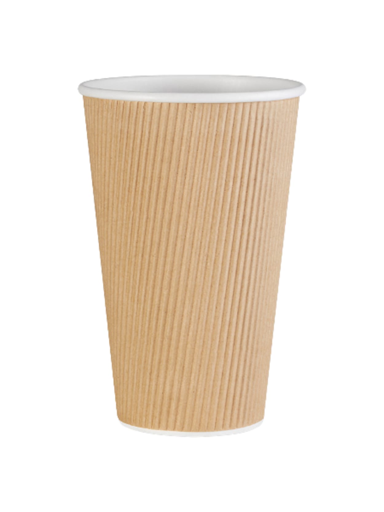 Hot Cups Rippled 16 Oz 25pk Brown Office Depot