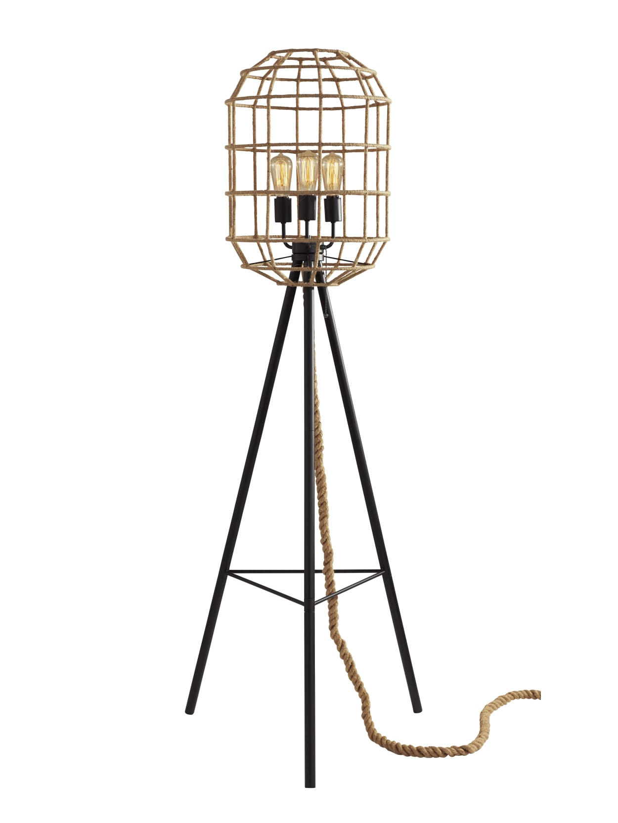 Adesso Montauk Floor Lamp 67 12 H Matte Black Office Depot They're easy to move, so you can make anywhere a little cosier. office depot