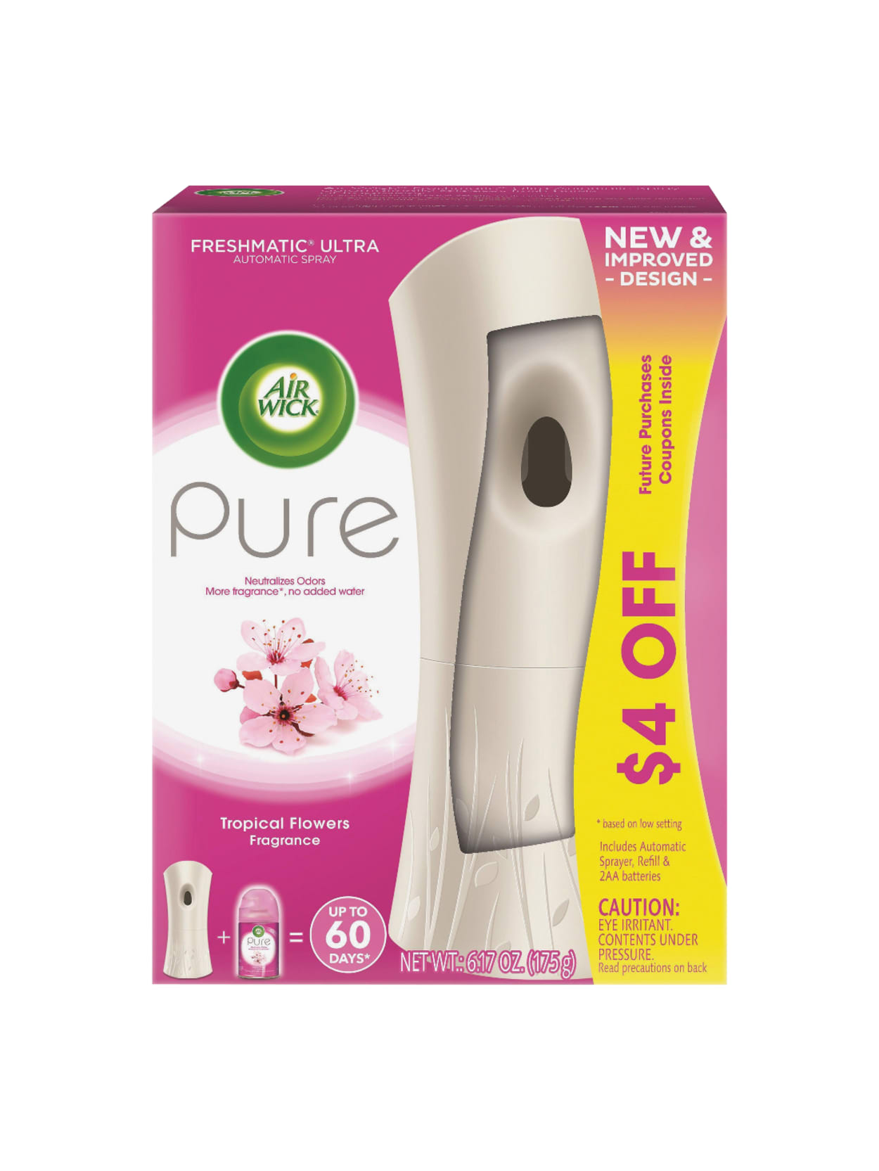 Freshmatic Pure Kit 4kt Tropicl Flowerswe Office Depot