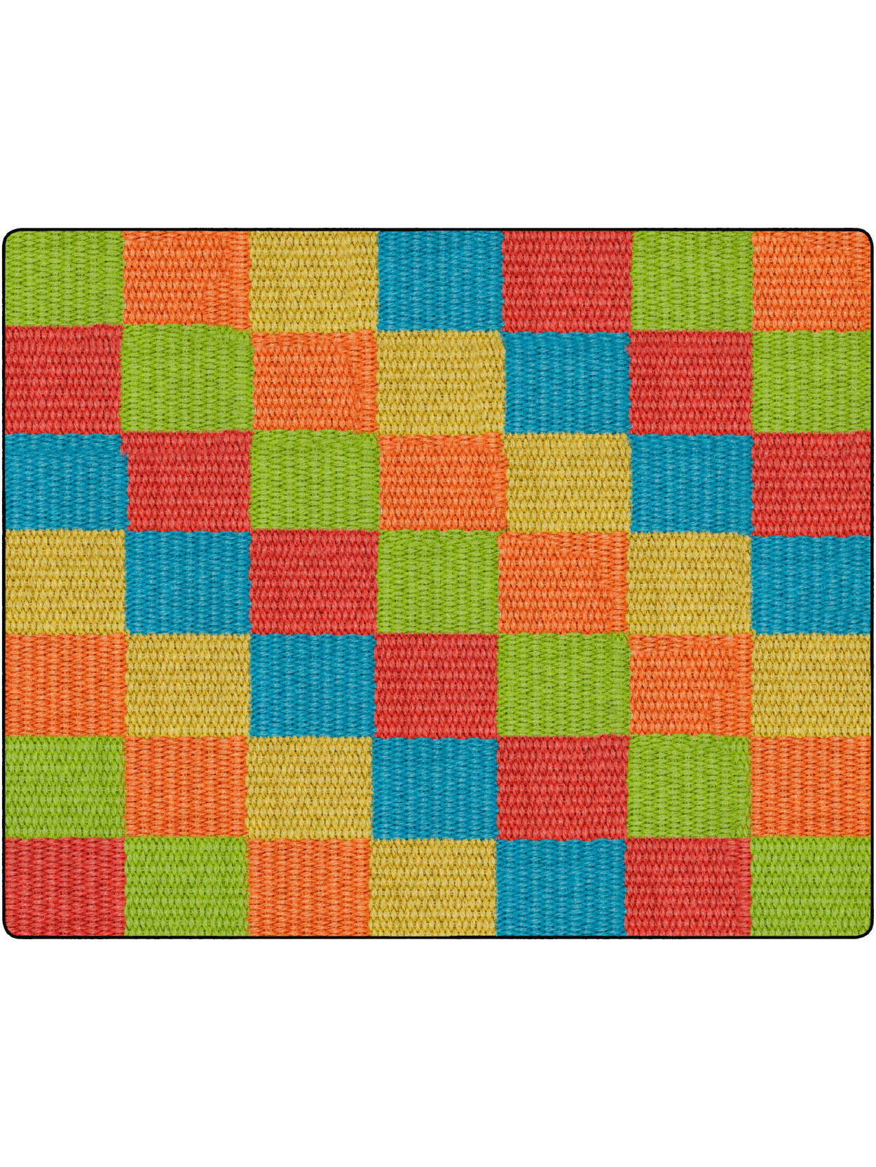 Flagship Carpets Basketweave Blocks Classroom Rug 10 12 X 13 316