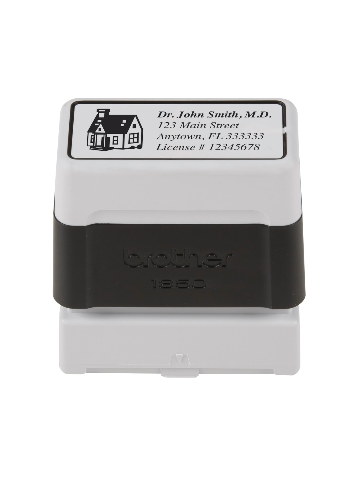 Same Day Pre Inked Custom Stamp Black Office Depot