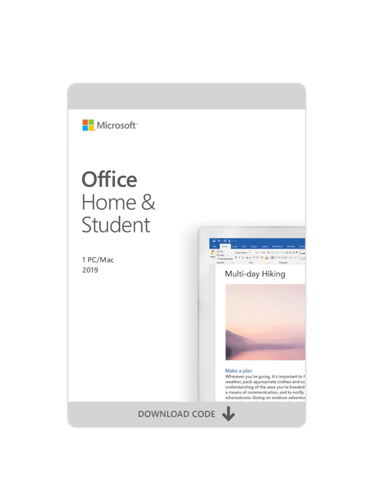 Microsoft Office Home And Student 2019 For 1 Pcmac Download Office Depot