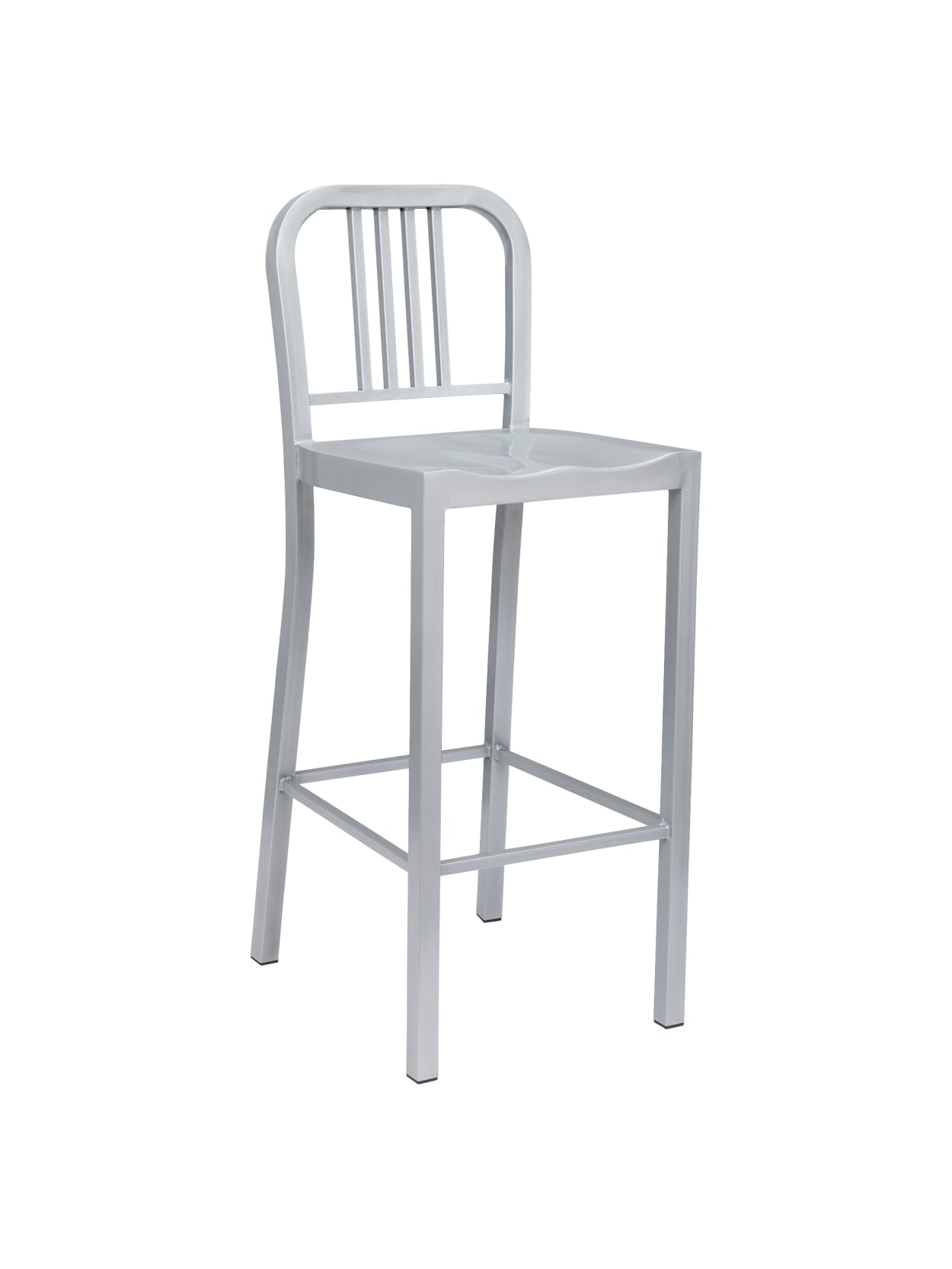 Lorell Metal Bistro Chairs Silver Set Of 2 Office Depot