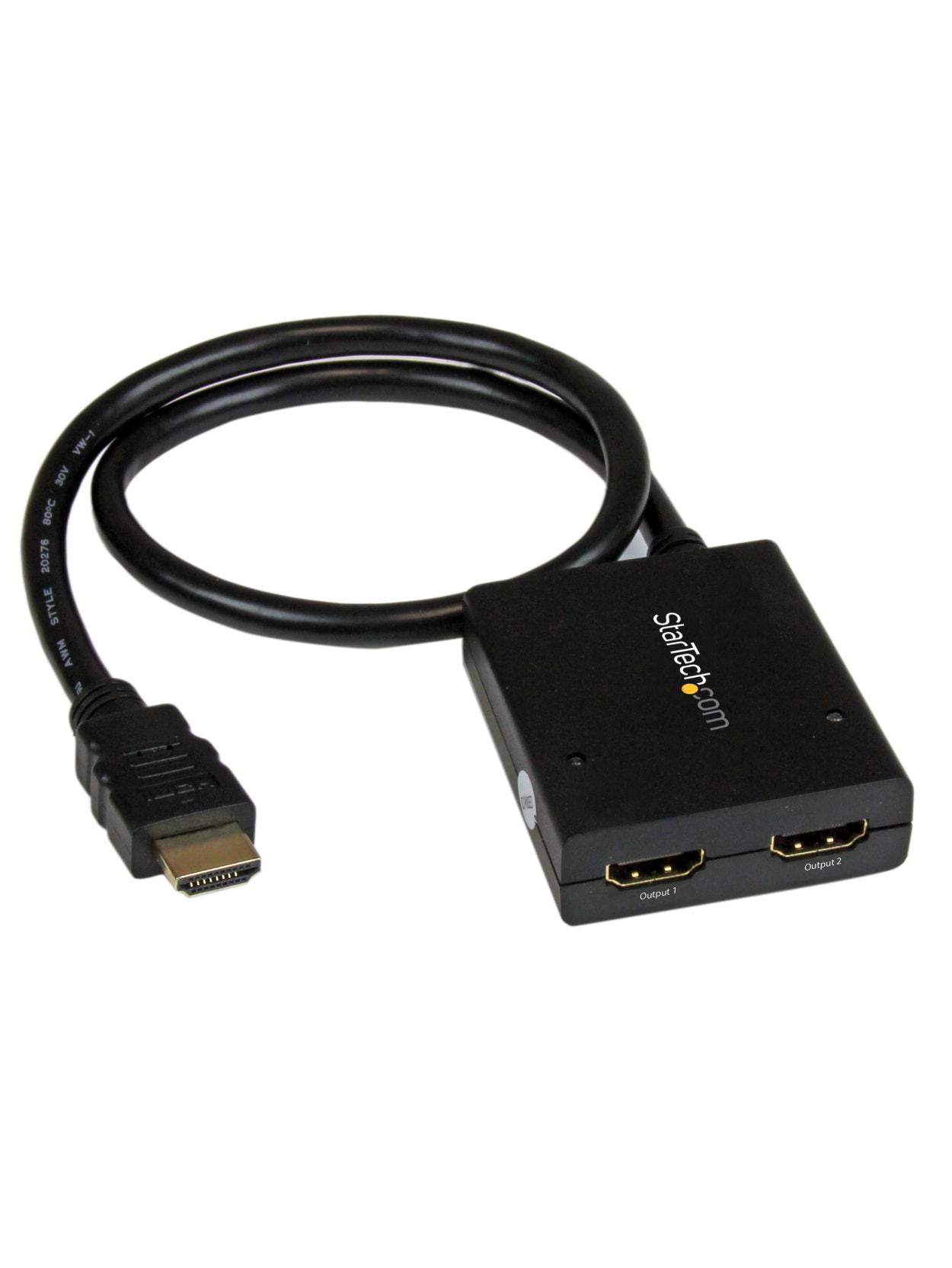 4k Hdmi 2 Port Video Splitter Office Depot When i connected my two monitors they detected as one monitor, and the output duplicated for the two monitors. startech