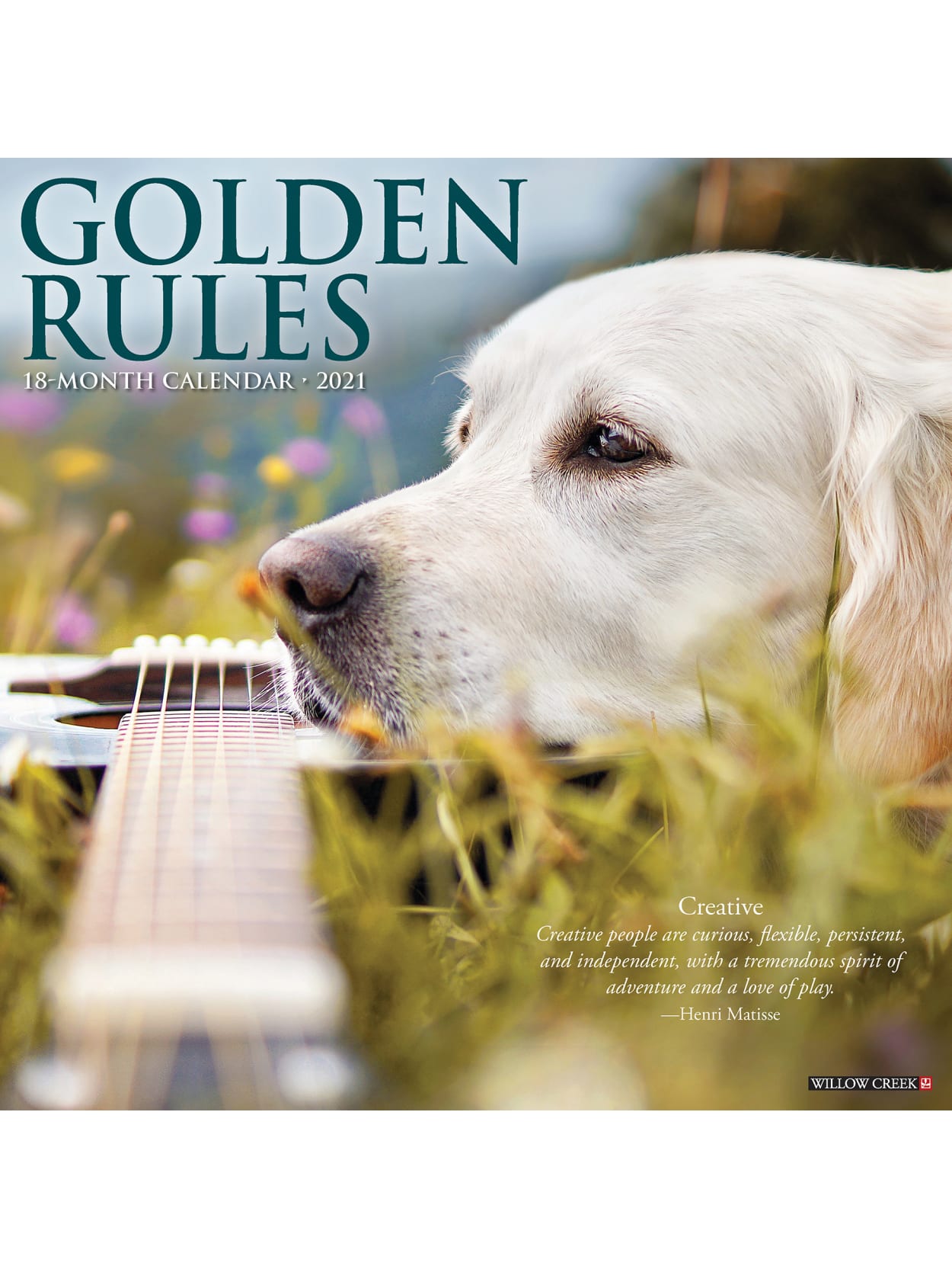 Willow Creek Calendar Golden Retriever Rules Office Depot