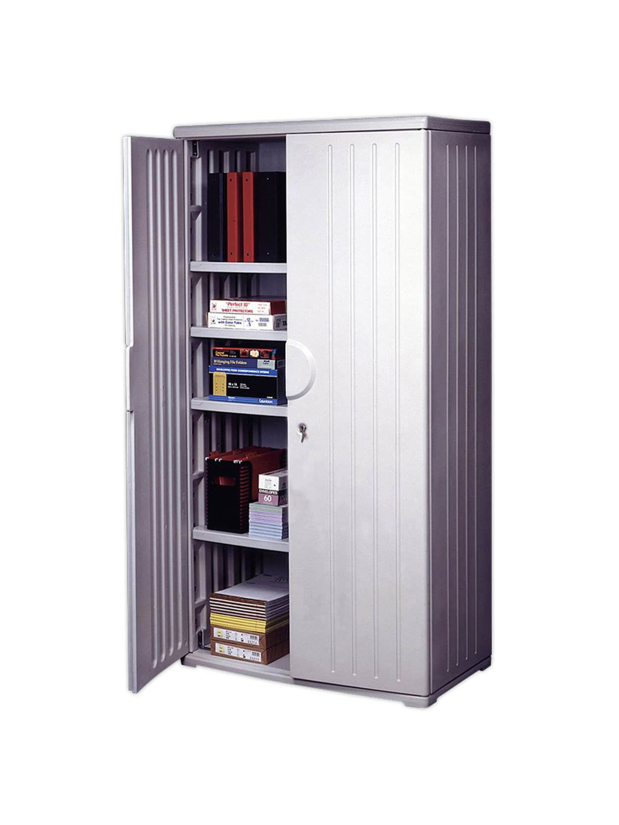 Iceberg Officeworks Storage Cabinet 72 H X 36 W Platinum Office Depot