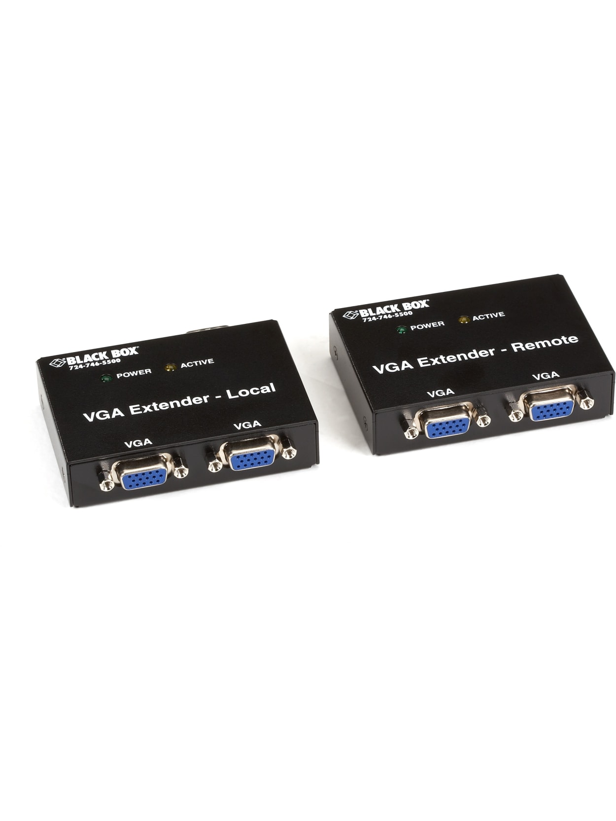 Vga Extender Kit 2 Port Local 2 Port Remote Office Depot