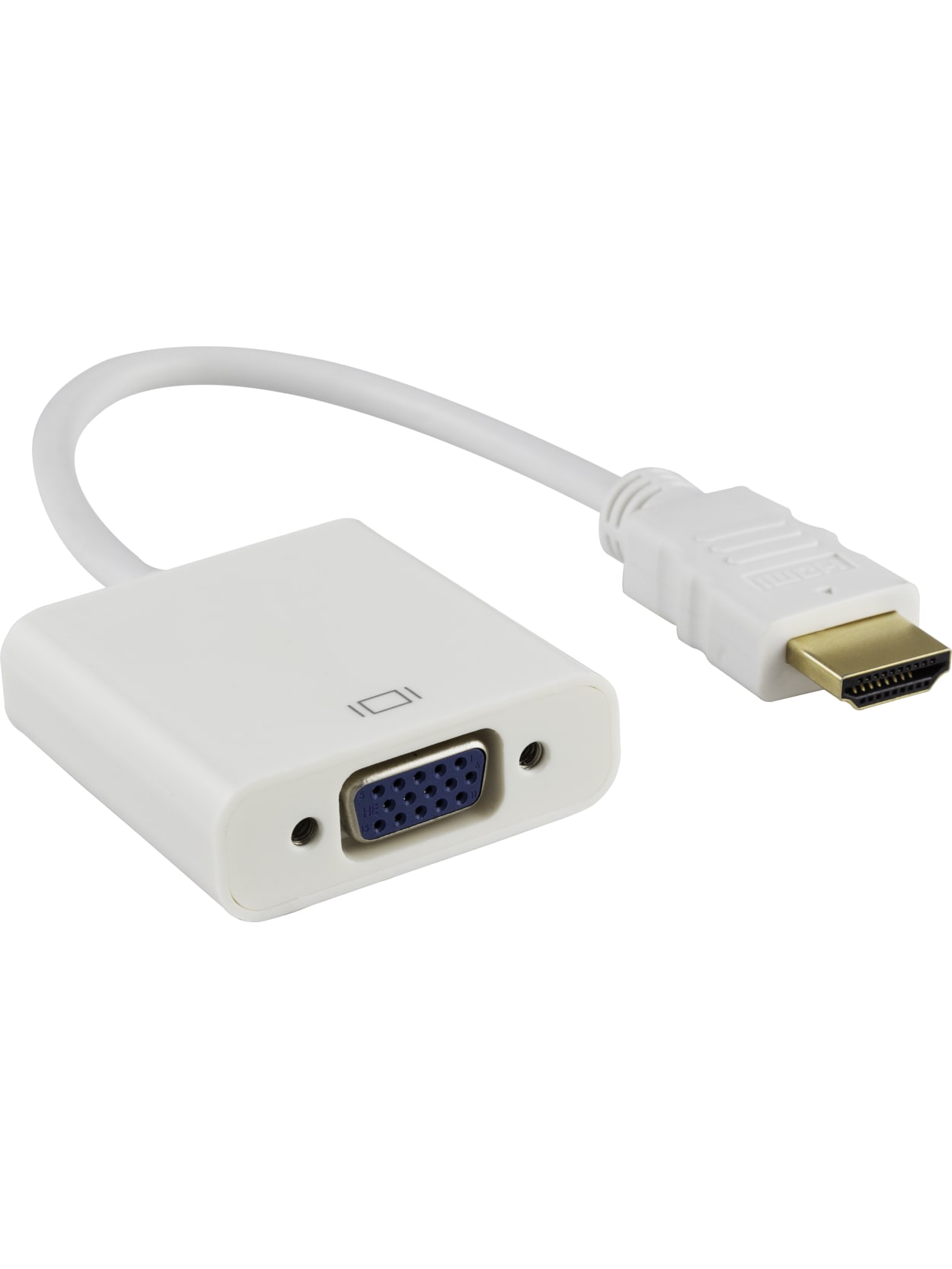Ativa Hdmi To Vga Adapter Unidirectional White 27523 Office Depot
