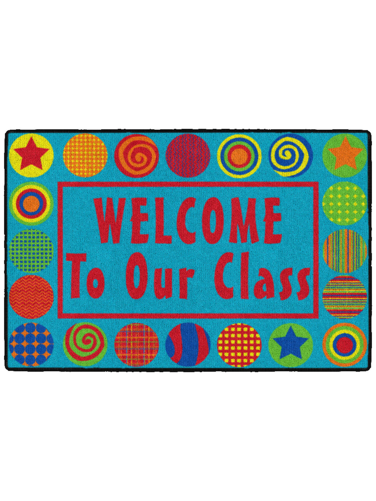 Patterned Circles Welcome Mat Office Depot He's obviously mentally ill or a druggie my mans got no arms just take your pride and move on. flagship carpets
