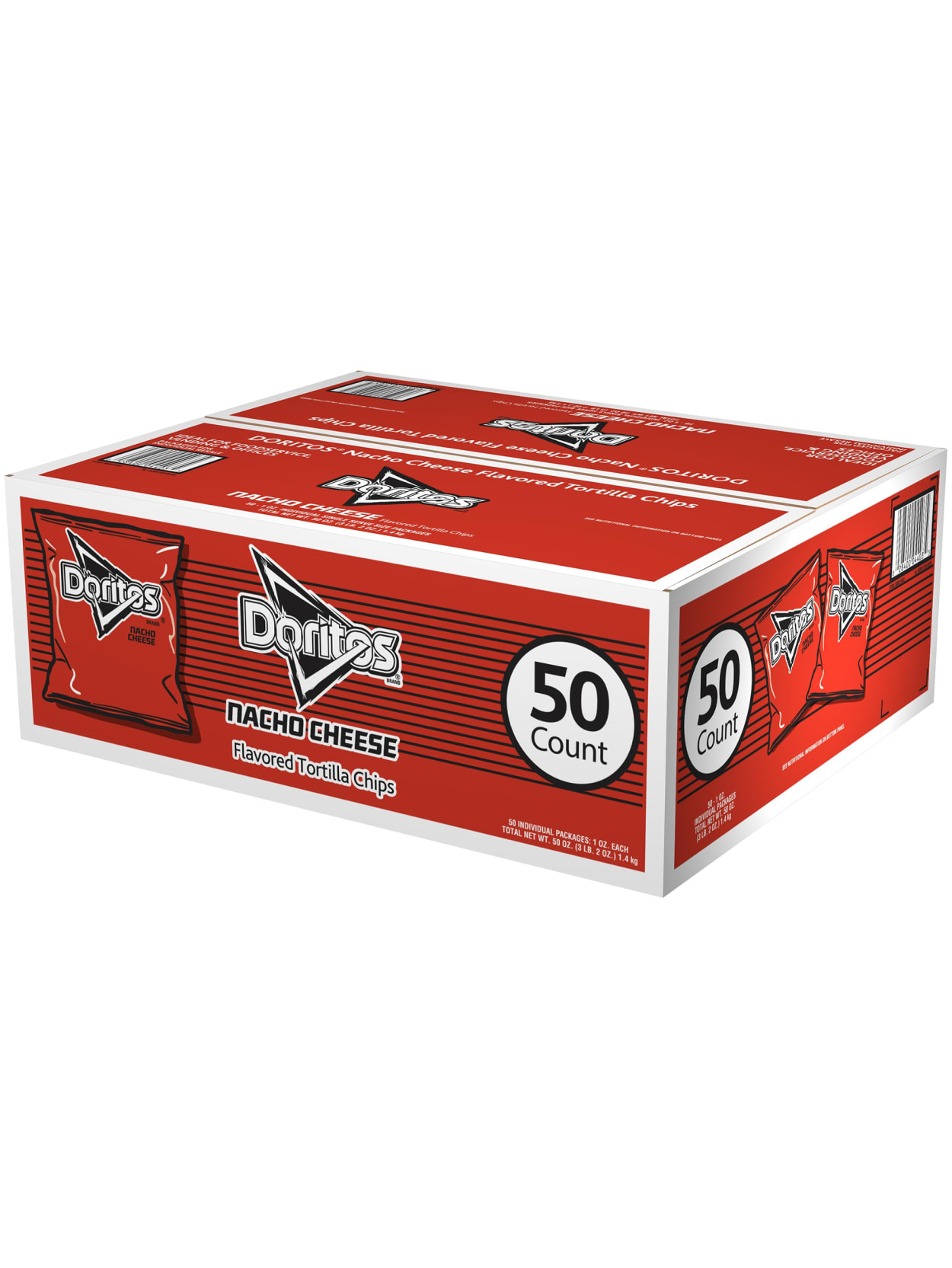 Doritos Nacho Cheese Chips Bags 1 Oz Box Of 50 Office Depot Sometimes we'll eat the perimeter of each singular chip in a bag of doritos just to spice things up. doritos