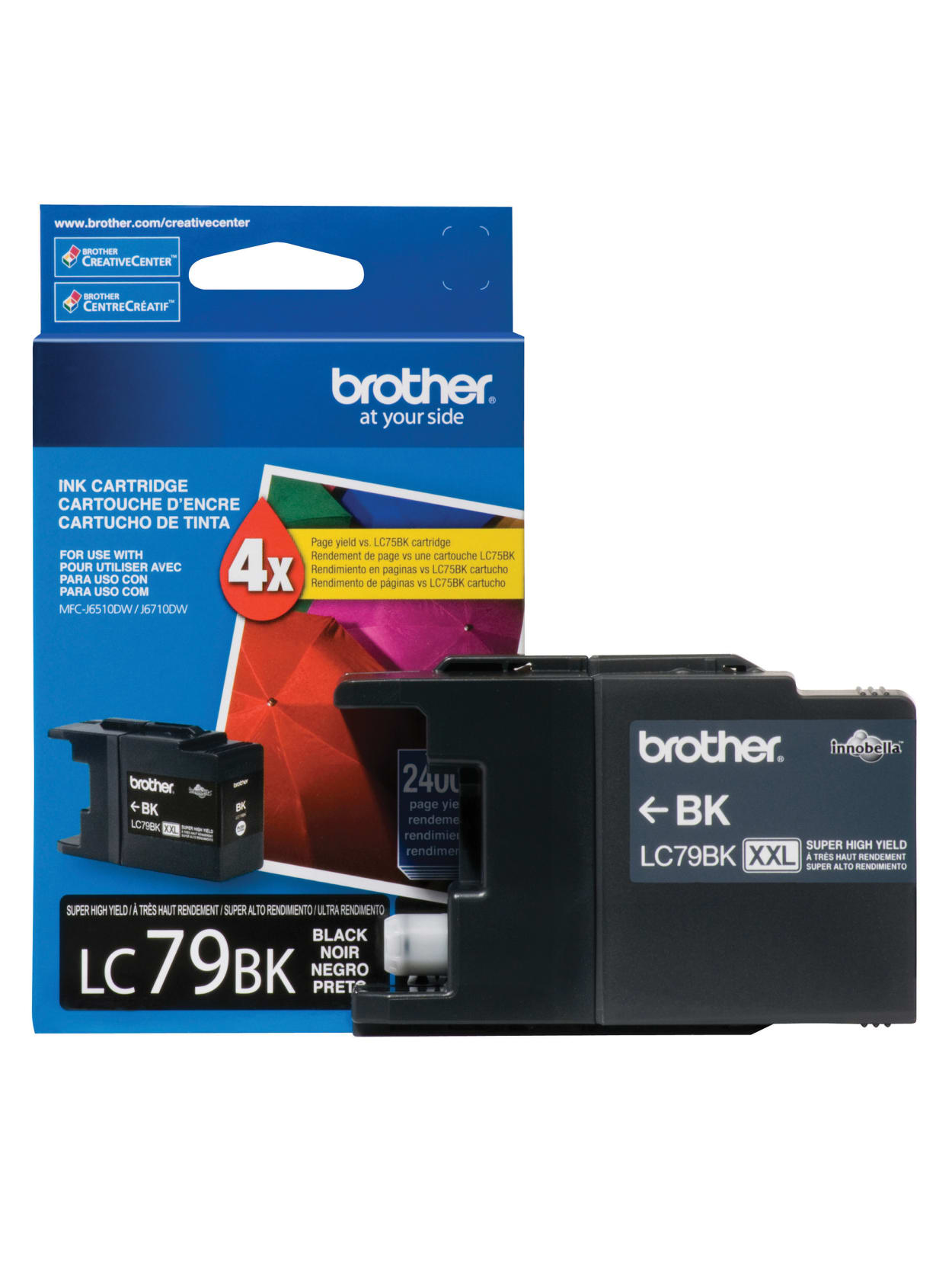 Brother Genuine Lc79bk Super High Yield Black Ink Cartridge Office Depot 1ink.com's compatible replacement brother lc79bk ink cartridge helps you power through whatever you need to print with ease. brother genuine lc79bk super high yield black ink cartridge item 534318