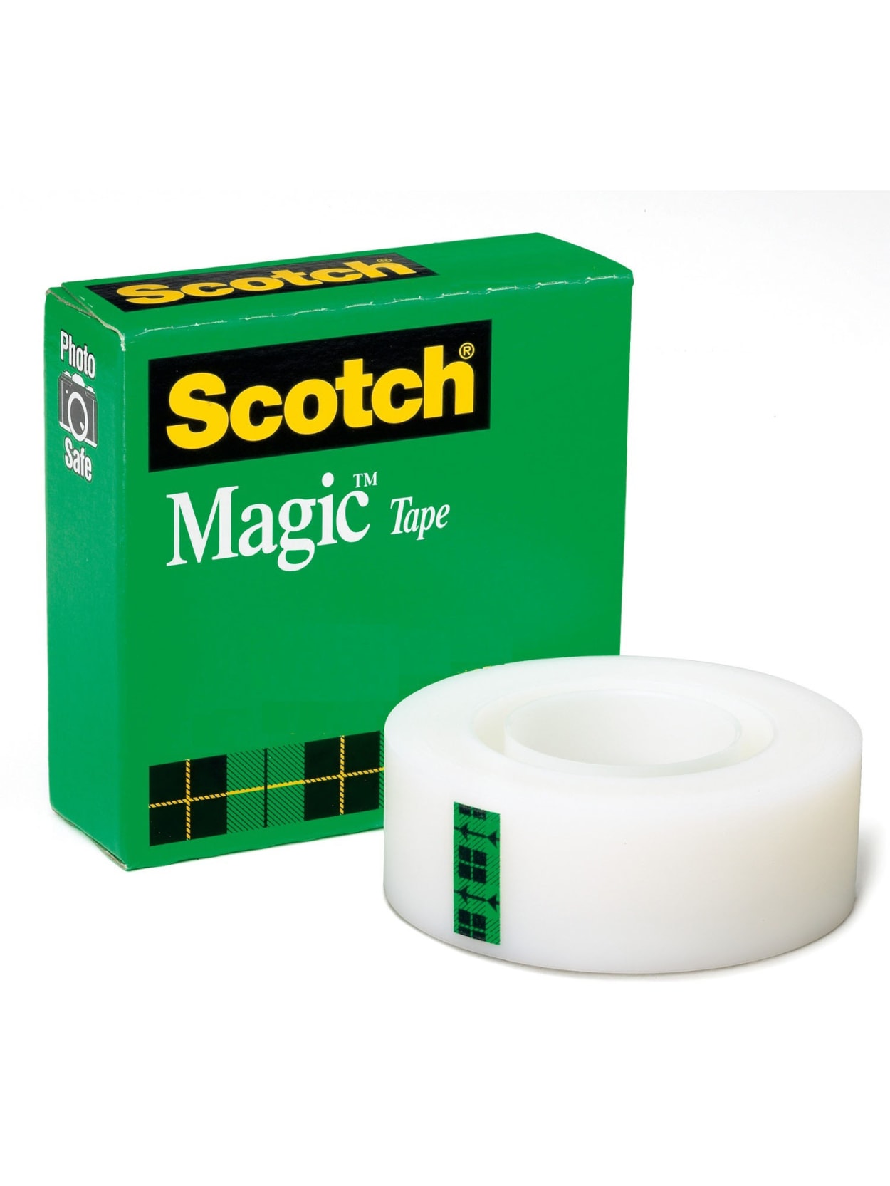 Scotch Transparent Tape Dispenser Value Pack 1" Core Transparent 12/Pack 600KC60 