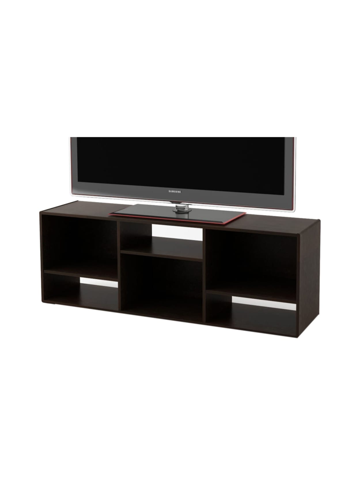 Ameriwood Home Tv Stand For 60 Tvs 21 14 H X 60 78 W X 15 58 D Black Forest Office Depot