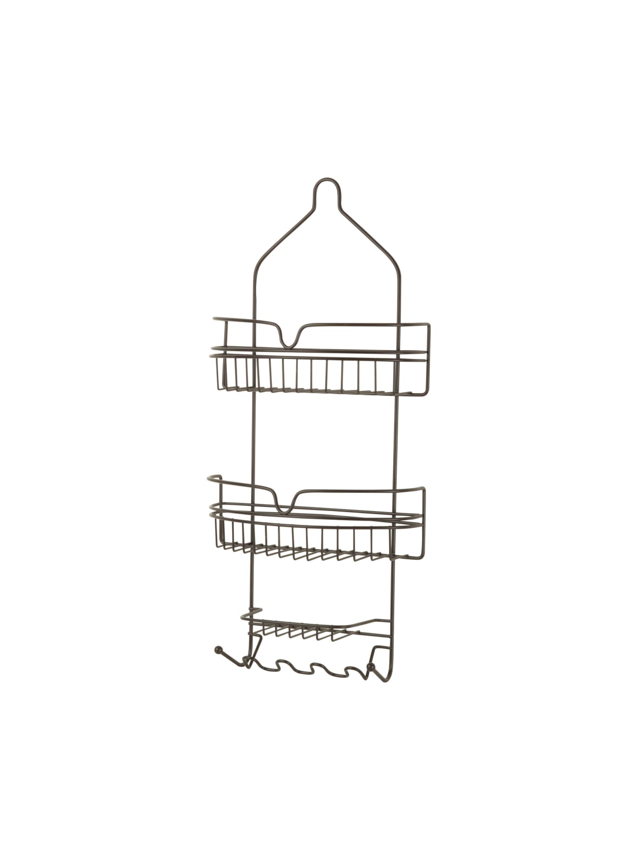 Honey Can Do Shower Caddy 24 12 H X 11 W X 4 14 D Oil Rubbed Bronze Office Depot