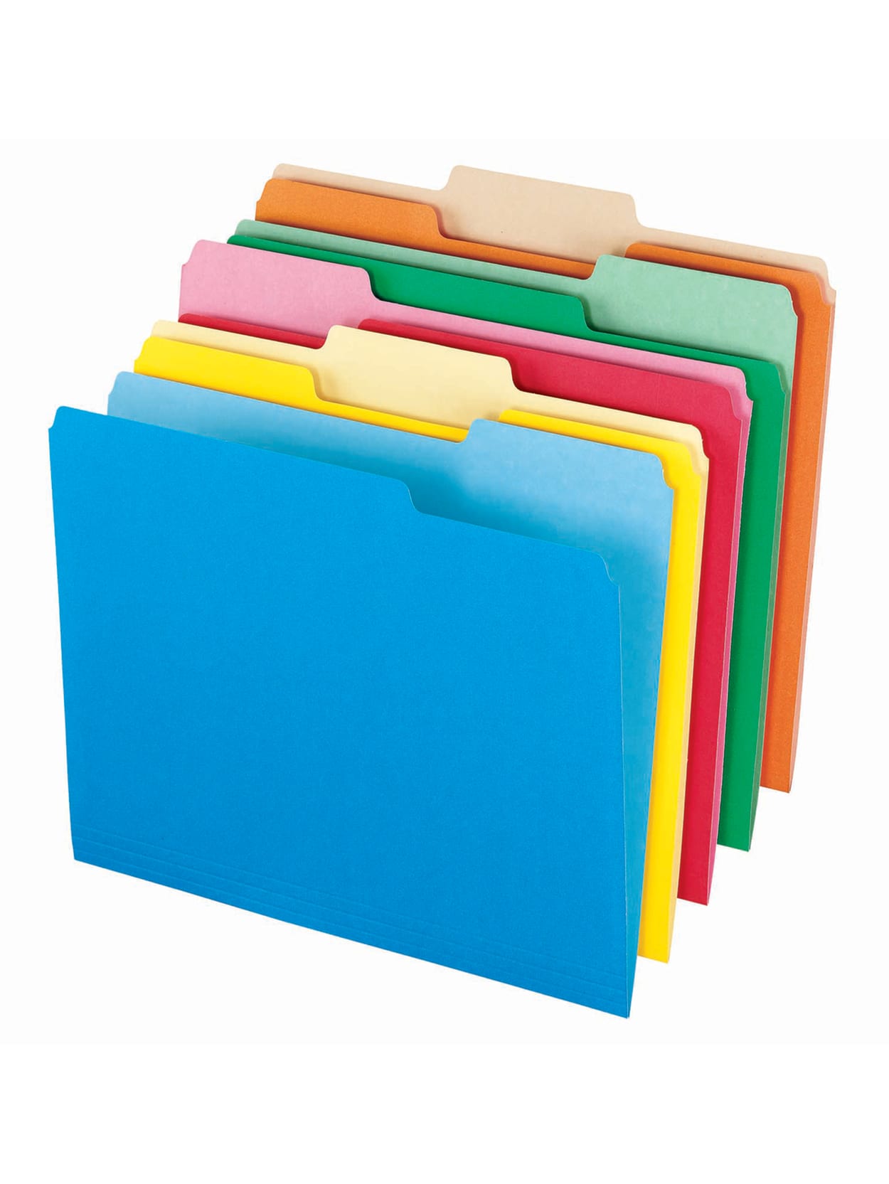Office Depot Brand Interior File Folders 8 12 X 11 Letter Size Assorted Box Of 100 Folders Office Depot