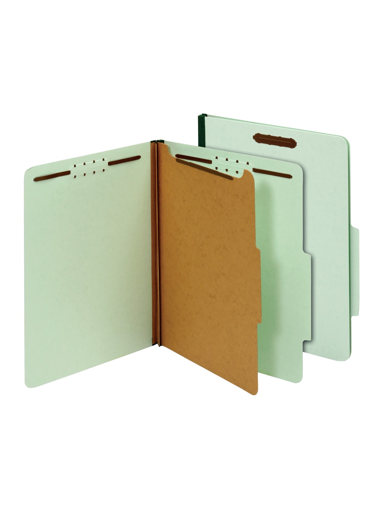 Office Depot Brand Classification Folders 1 Divider Letter Size 8 12 X 11 1 34 Expansion 100percent Recycled Light Green Box Of 10 Office Depot