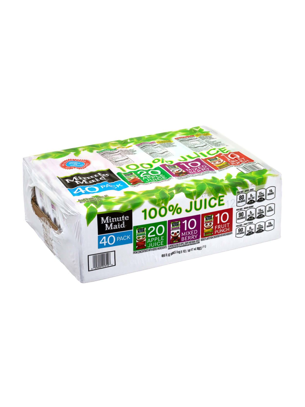 Minute Maid 100percent Juice Box Variety Pack 6 Oz Pack Of 40